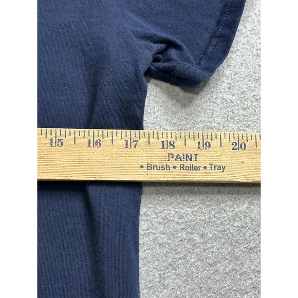 Ariat Rebar Shirt Womens Small Navy V-Neck Short Sleeve Pocket Cotton Workwear - Picture 8 of 11